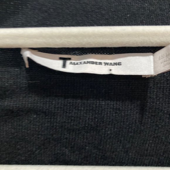 T Alexander Wang black white color block cardigan small - Picture 4 of 8